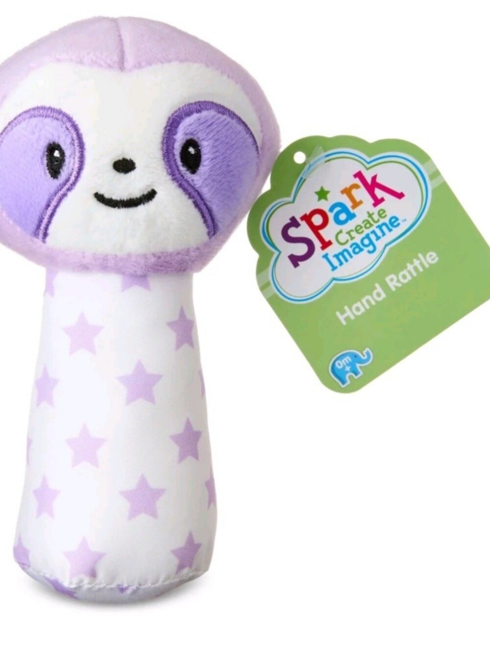 Spark Create Imagine Purple Star Sloth Rattle - Picture 7 of 14